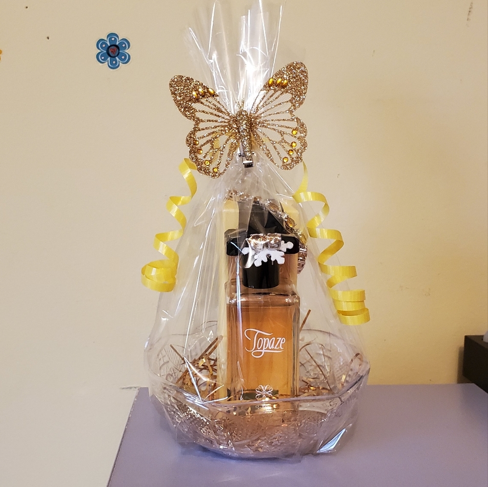 Topaze Perfume & Jewelry Set